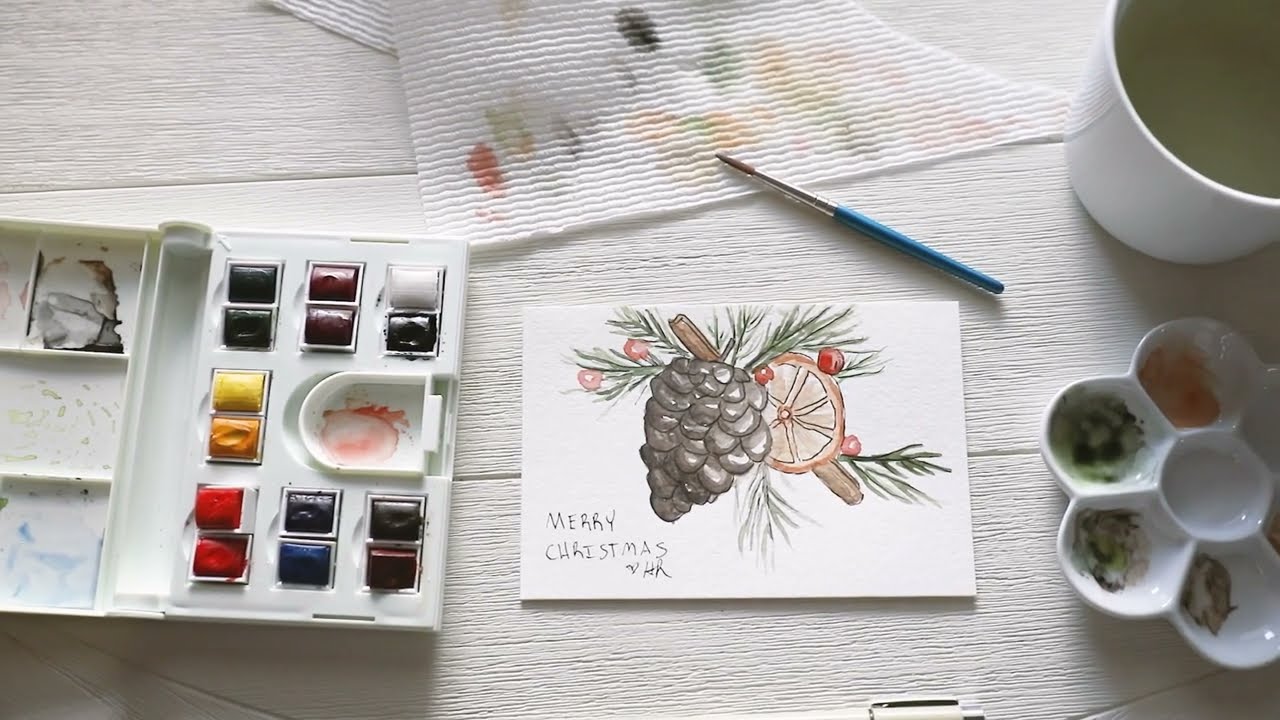 Cozy Watercolor Painting with Me and Chatting about Anxiety