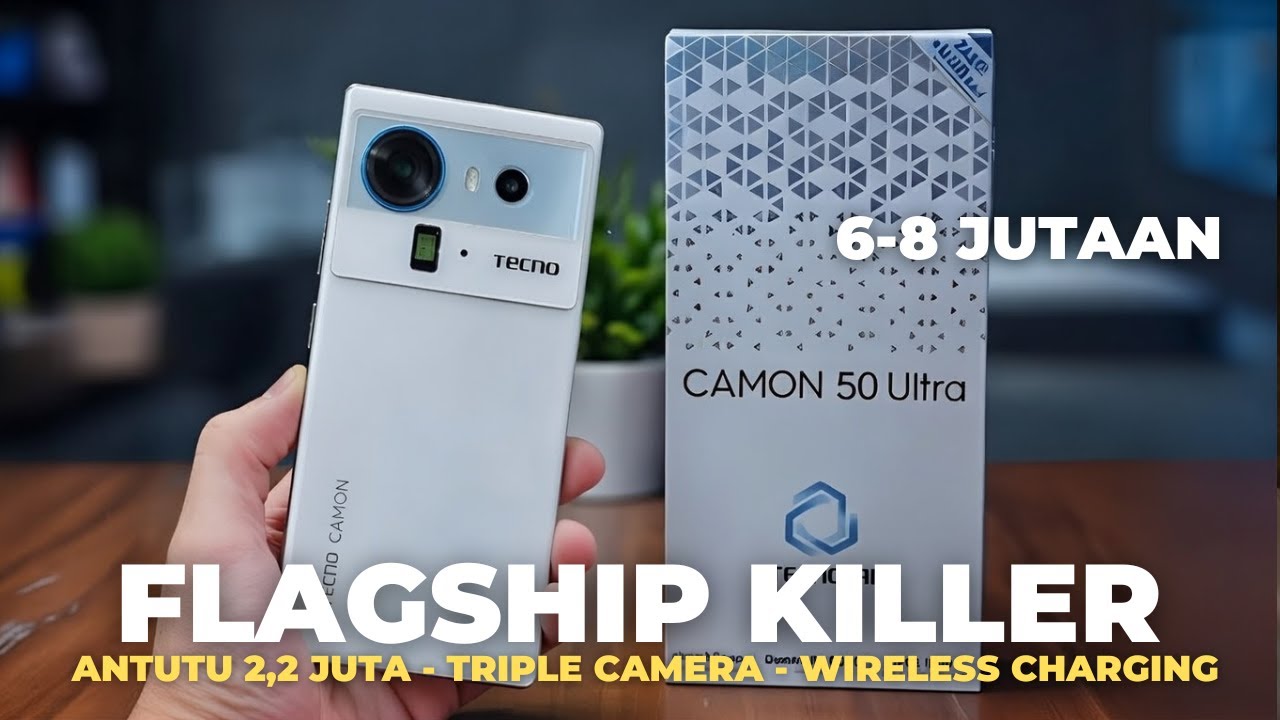Tecno Camon 50 Ultra: Flagship Killer Kamera 50MP + Wireless Charging + IP69K – Harga 6-8 Jutaan?
