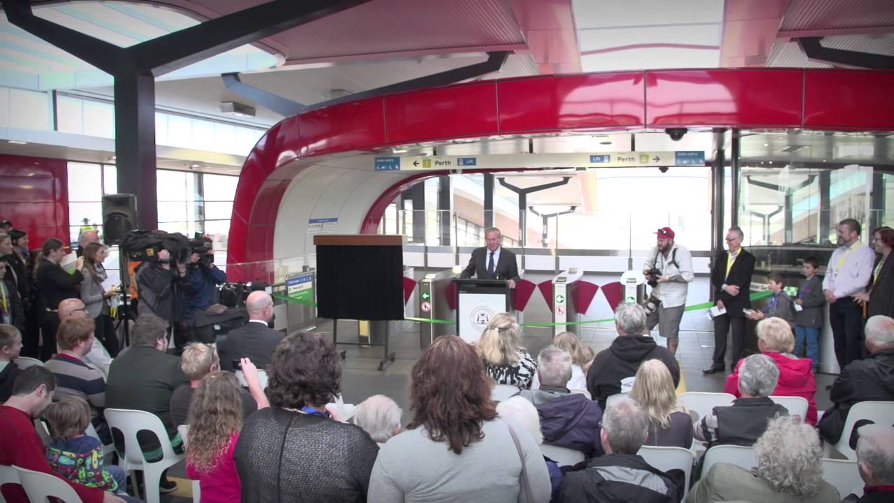 Butler Extension Project - Butler Station opening day