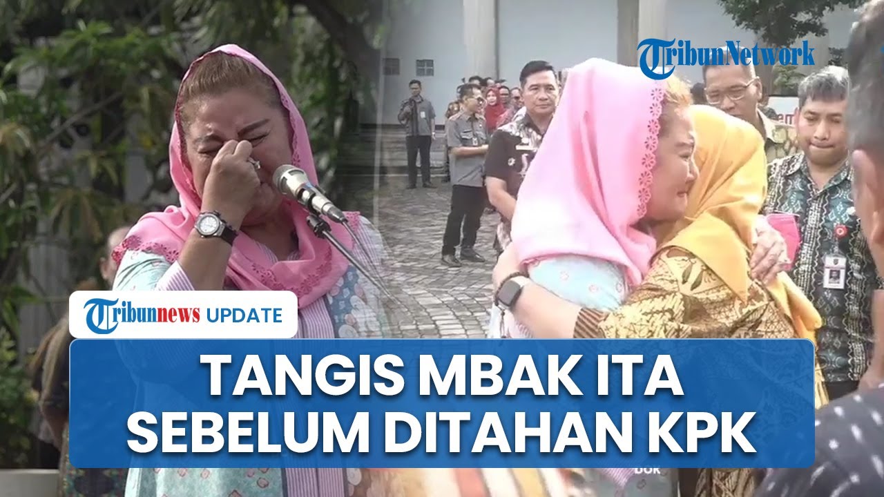 Tangis Mbak Ita saat Perpisahan dengan Pegawai Pemkot Semarang, Terjadi Sehari Sebelum Ditahan KPK