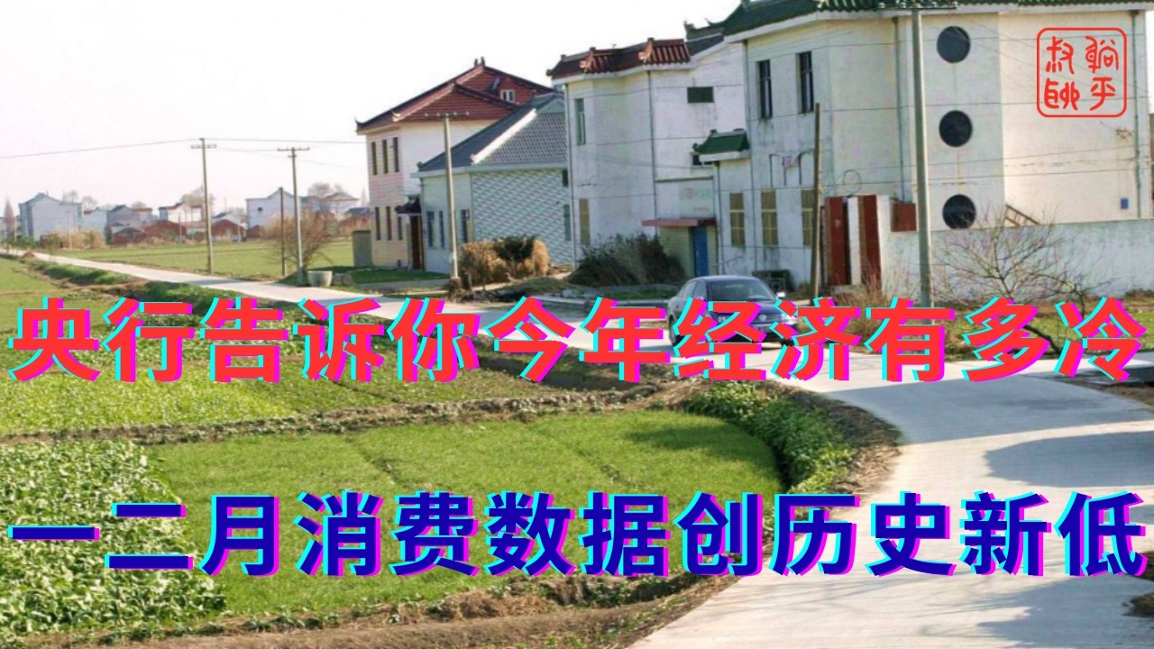 央行告诉你今年经济有多冷||一二月消费数据创历史新低通缩加剧