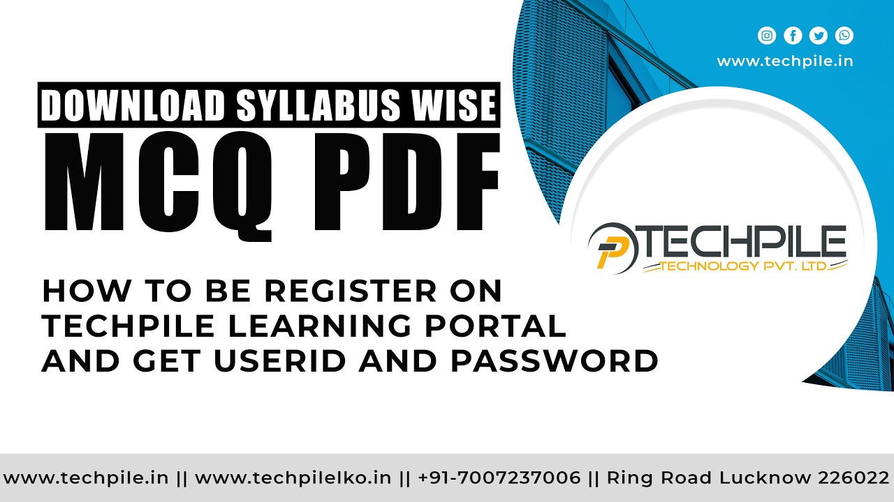 How to Download Syllabus Wise MCQ PDF, MCQ PDF According to BTEUP, How to get userid and password