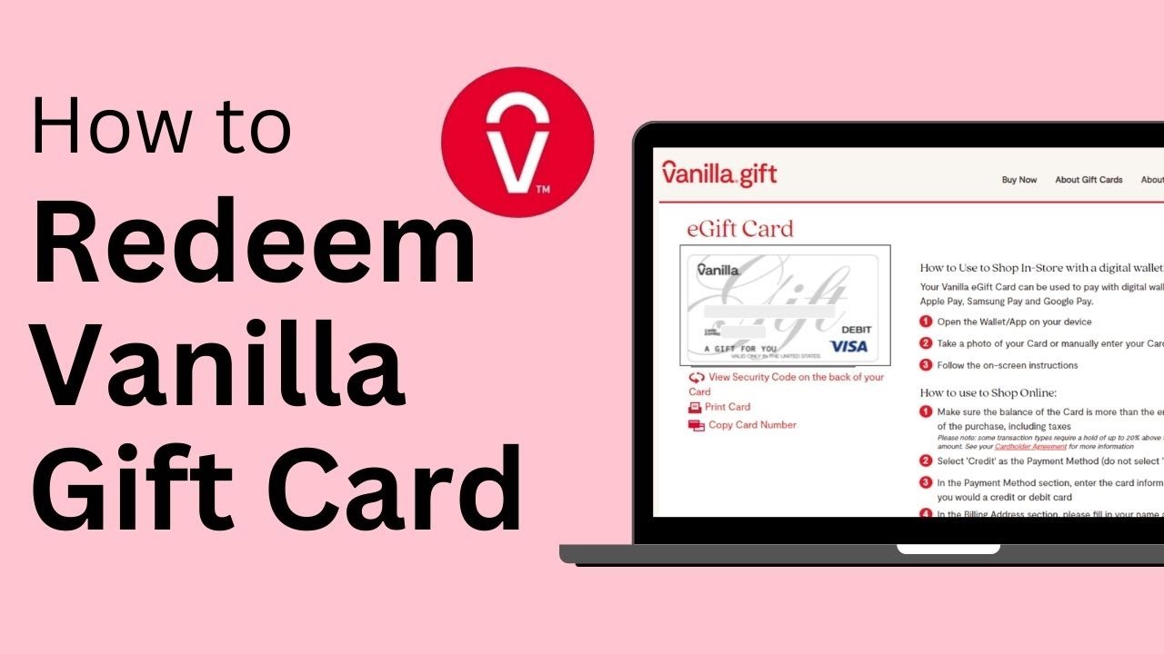 How To Redeem Vanilla Gift Card Online - Use Vanilla Gift Cards !