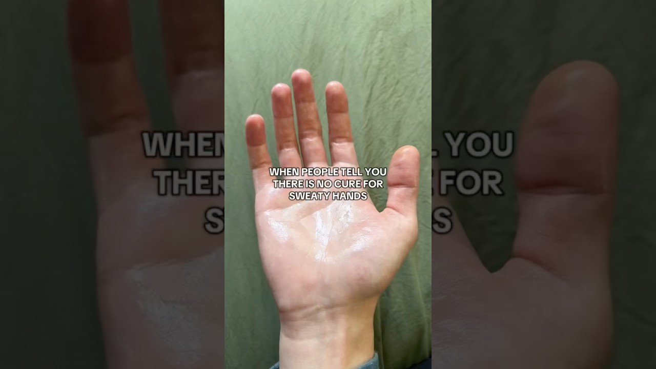 Living with excessively sweaty hands, until ETS surgery! #hyperhidrosis
