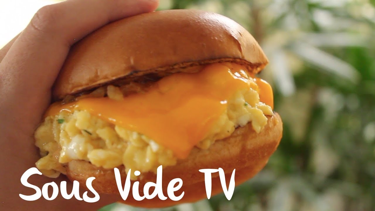 Sous Vide Scrambled Eggs Breakfast Sandwich Recipe from Eggslut (Fairfax)