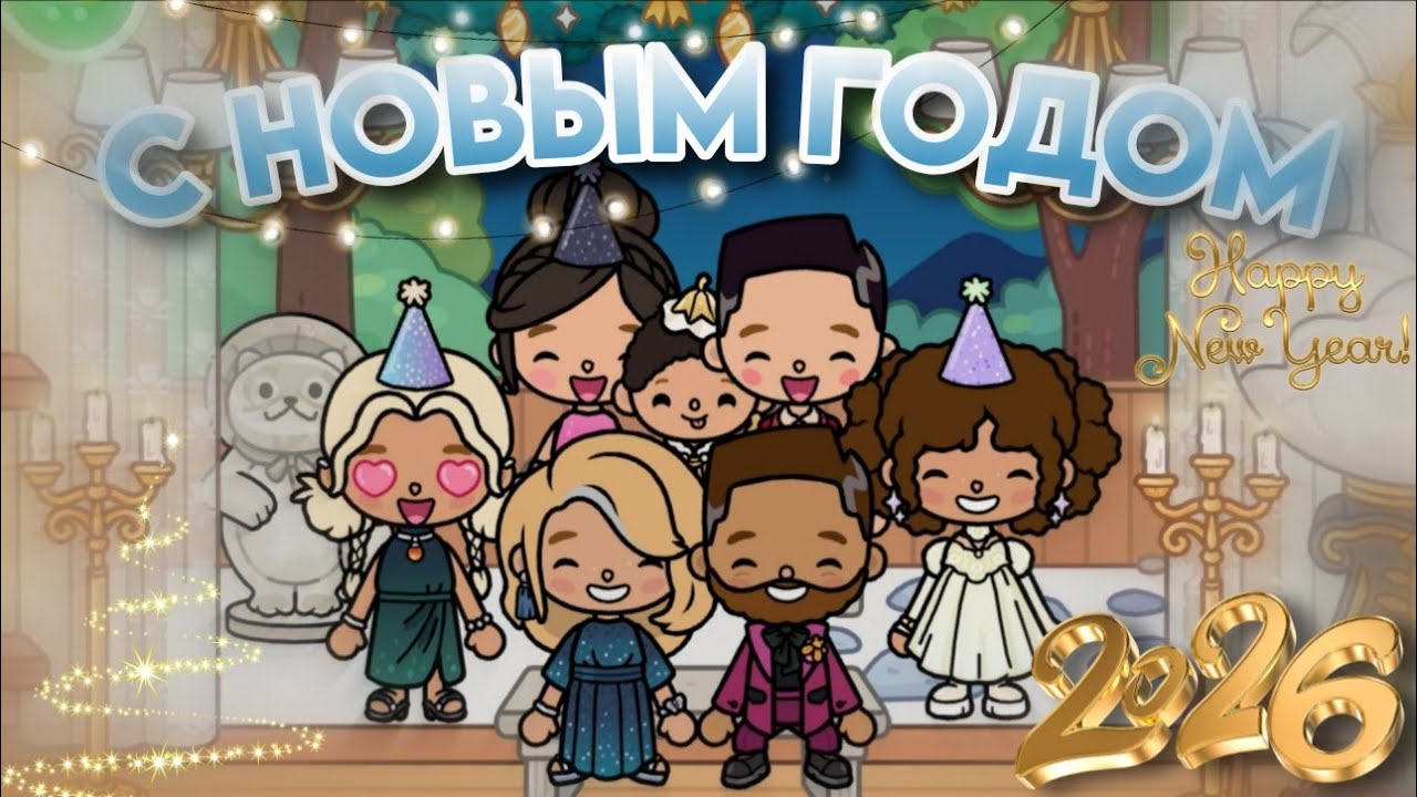 ВЛОГ 4 с НОВОГО ГОДА 2026🥳✨/ заключение 💗// тока бока// toca boca world// Emma Lump 