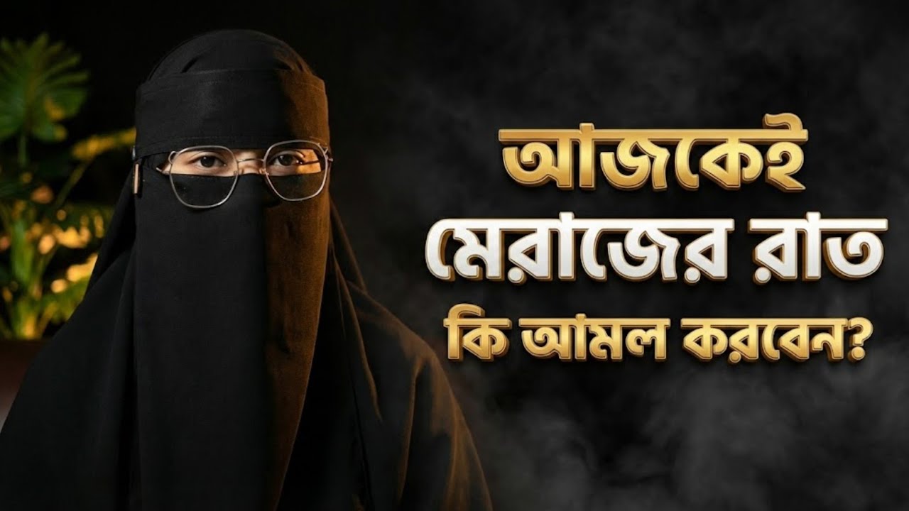 আজ পবিত্র শবে মেরাজ: এই রাতে যা করবেন এবং যেভাবে কাটাবেন | শবে মেরাজের আমল ও ফজিলত ২০২৬