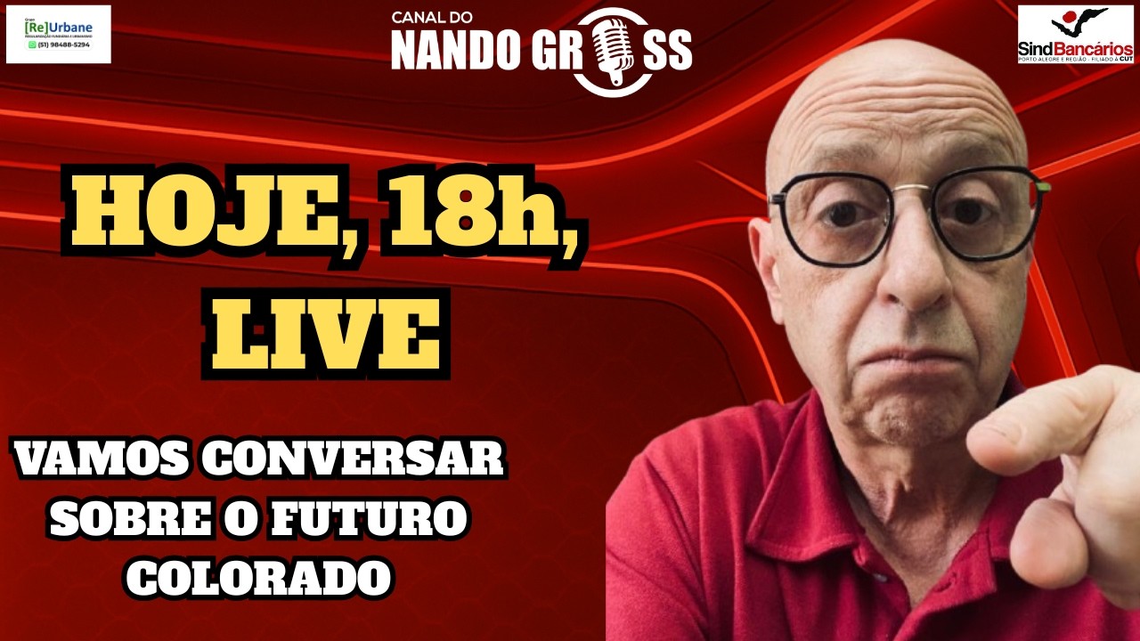 LIVE NO CANAL DO NANDO
