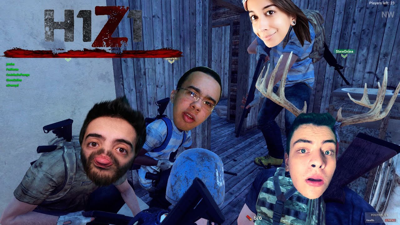 H1Z1 - TIROTEIO BAILE DE FAVELA! INSANO! Ft. Ludgero, Le Sparks, Drezzy  e Stereo.