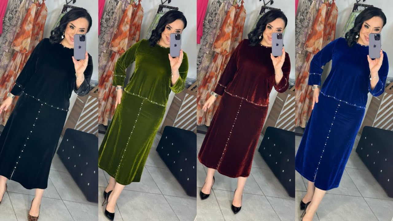 ✨ В наличии Шикарная двойка (Ткань велюр)✨📏 *Размеры*:48-50-52-54 🏭  *Цена:* *1550 сом 💸*🌸🌸