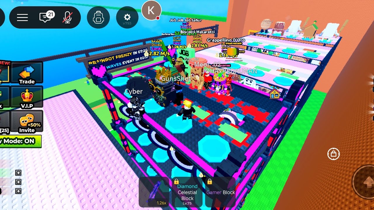 Bertarung Memperebutkan Divine #roblox #brainrot