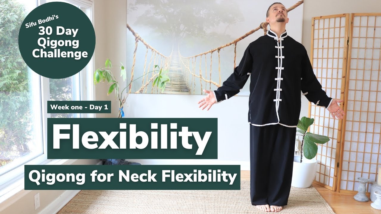 30 Day Qigong Challenge -  Day 1 - Qigong for Neck Flexibility