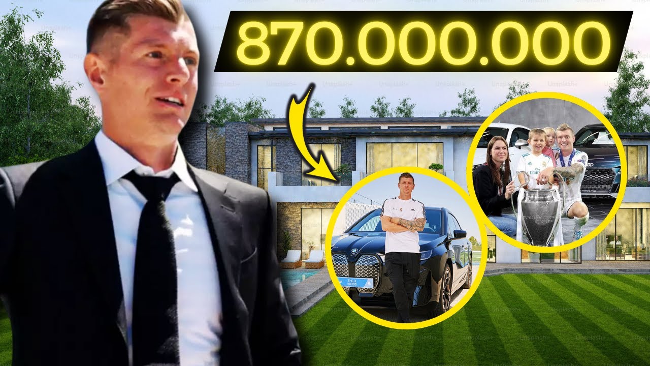 Descubre La LUJOSA vida de Toni Kroos