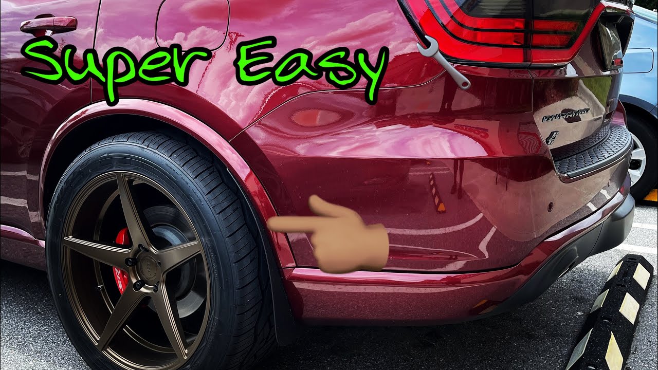 Installing ZL1 Addons Rock Guards(Mud Flaps)on my 2021 Durango R/T Tow & Go  | GARAGE DRIVEN