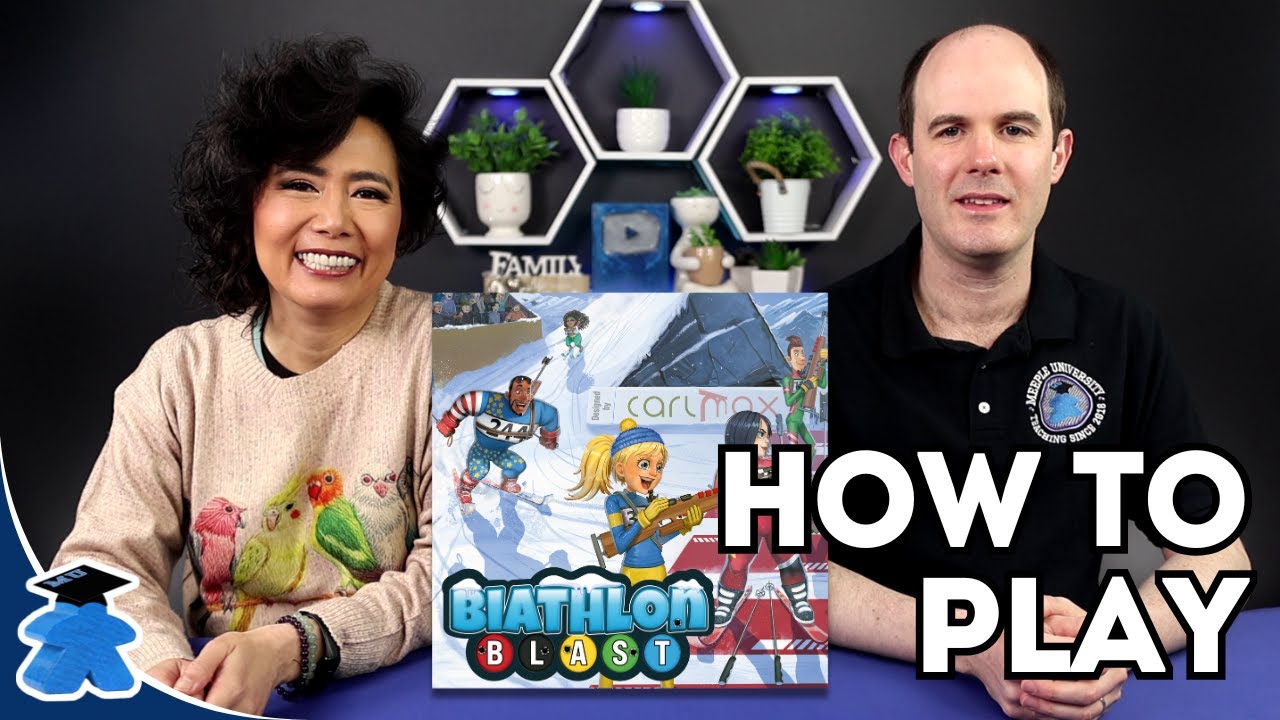 Biathlon Blast - Official How to Play. Complete, Concise, Clear Board Game Tutorial