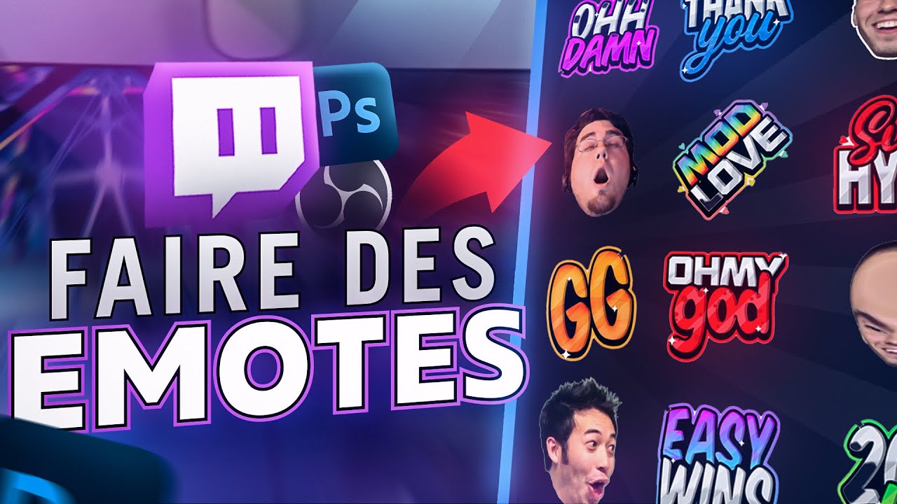 Comment faire des Emotes Twitch / Discord Gratuitement