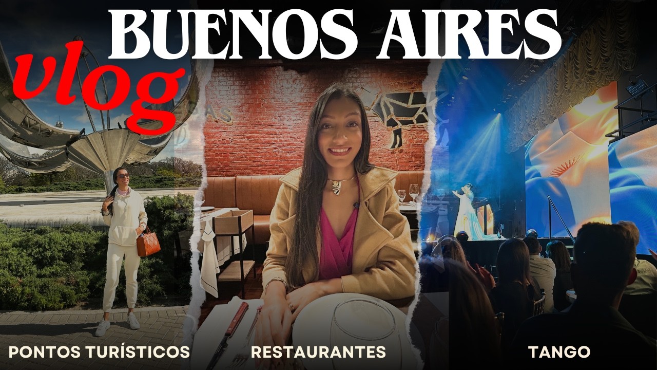 VLOG EM BUENOS AIRES | GUIA COMPLETO roteiro de 4 dias | Restaurantes , Pontos Turísticos e dicas!