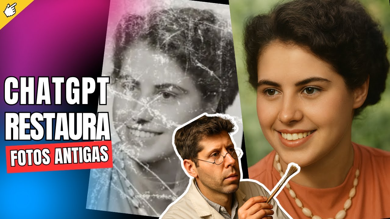 🚨 ChatGPT Restaura Fotos Antigas de Graça! Veja o Prompt Secreto!