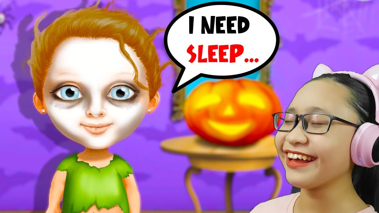 Sweet Baby Girl Halloween Fun - This Sweet Baby Girl needs some SLEEP!!!
