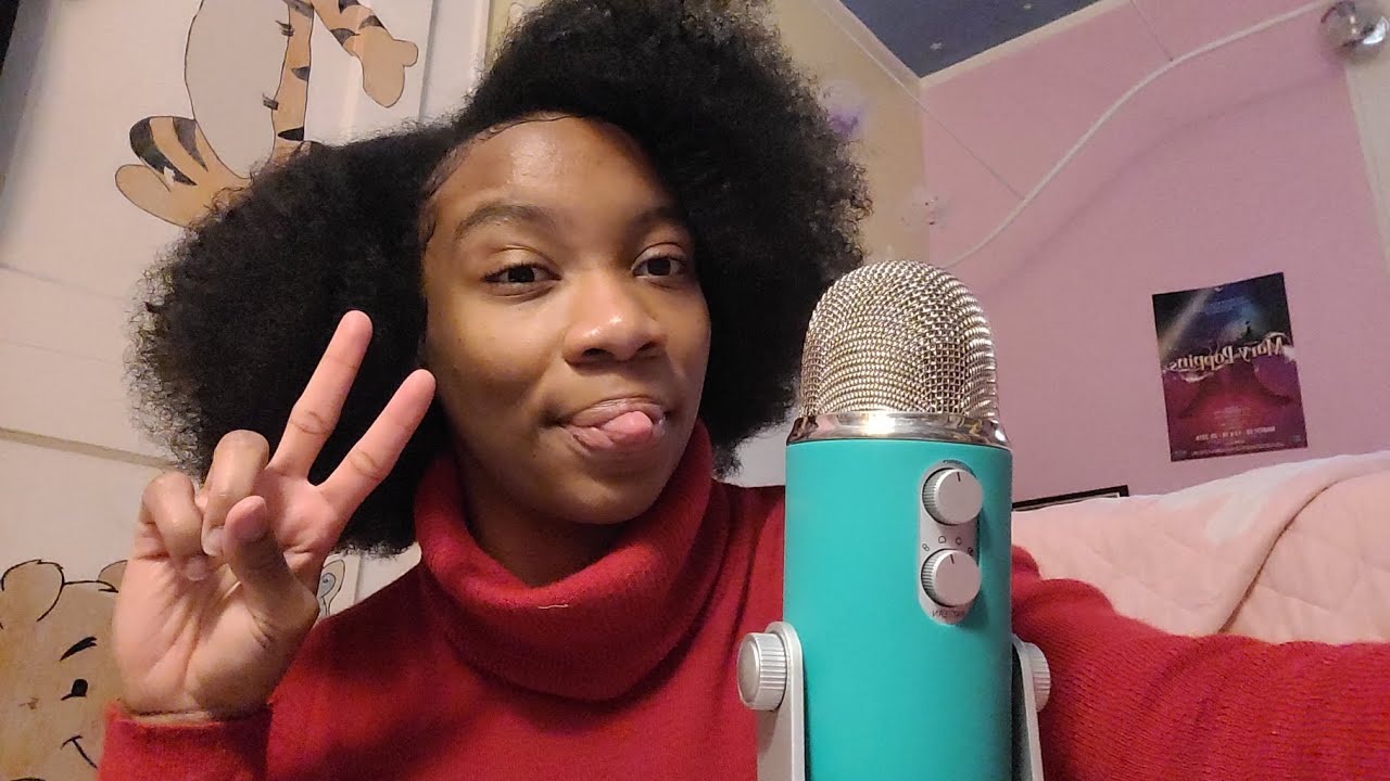 My first ASMR vid! (Tapping, whispering, hand sounds)