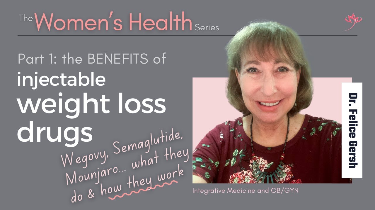 Part 1: Benefits of Injectable Weight Loss Drugs: Wegovy, Semaglutide, & Mounjaro | Felice Gersh, MD