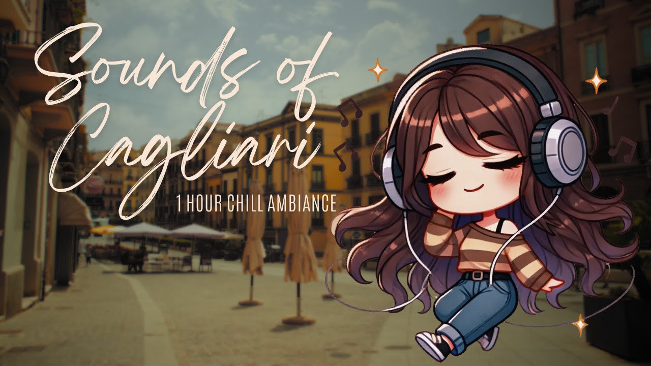 Sounds of Cagliari, Sardinia 🌊 | 1 Hour Relaxing Coastal Ambience for Summer Vibes