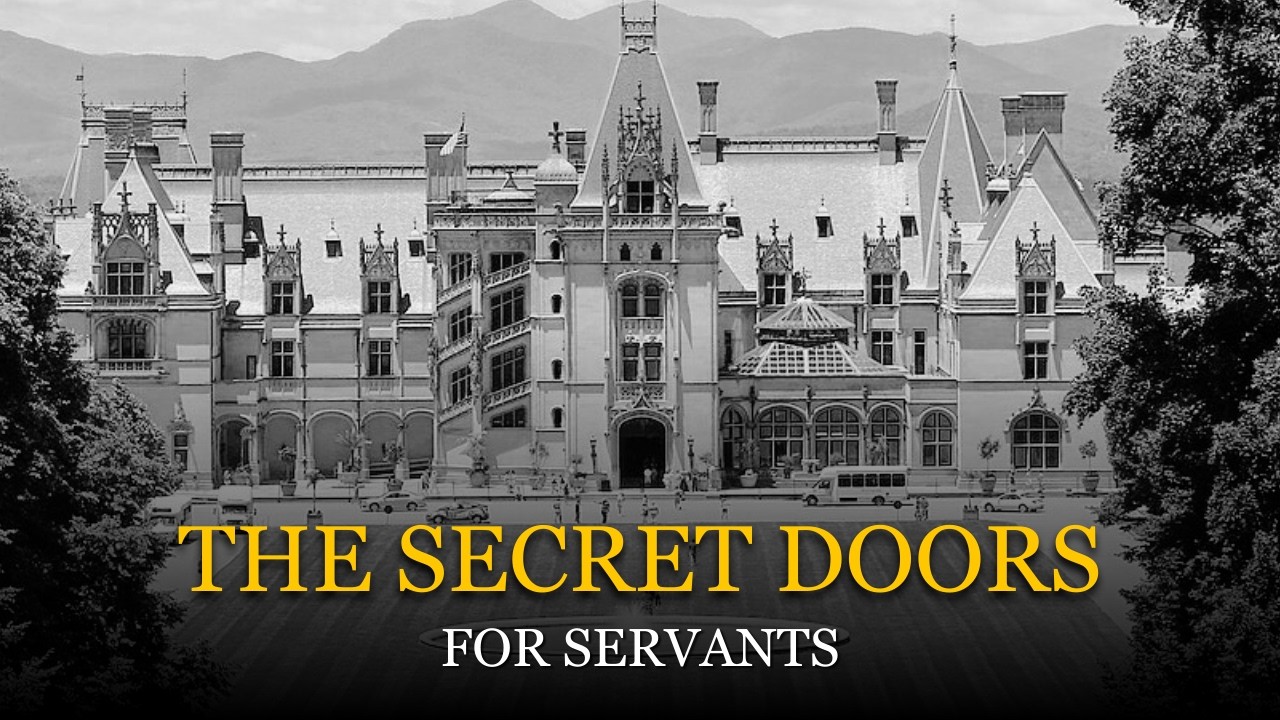 The Dark Story of Biltmore's Hidden Network: 250 Rooms Concealed Secret Doors for Invisible Servants