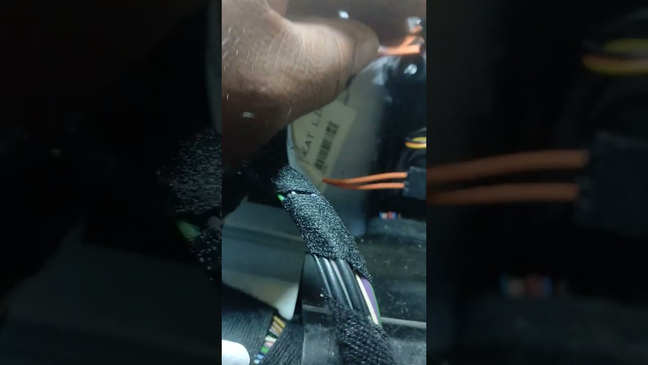 Jaguar xf leaking water Inside on carpet radio not working just flashing