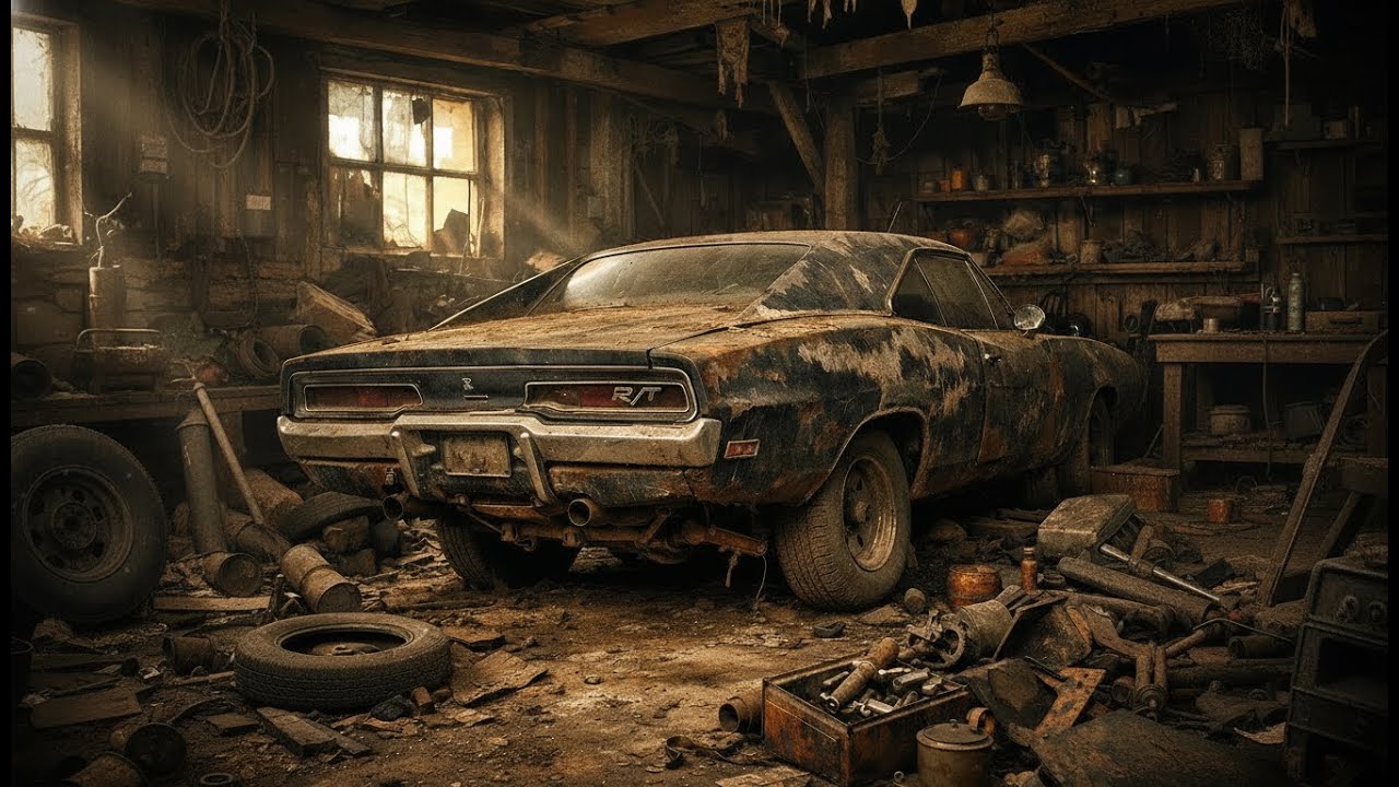 ASMR Car Restoration Full Rebuild of Dodge Charger R/T 1970 from Abandoned Condition to Looking New