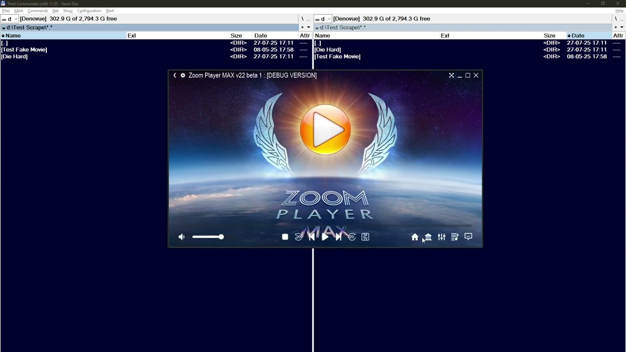 Zoom Player Media Scraping Preview and Customization