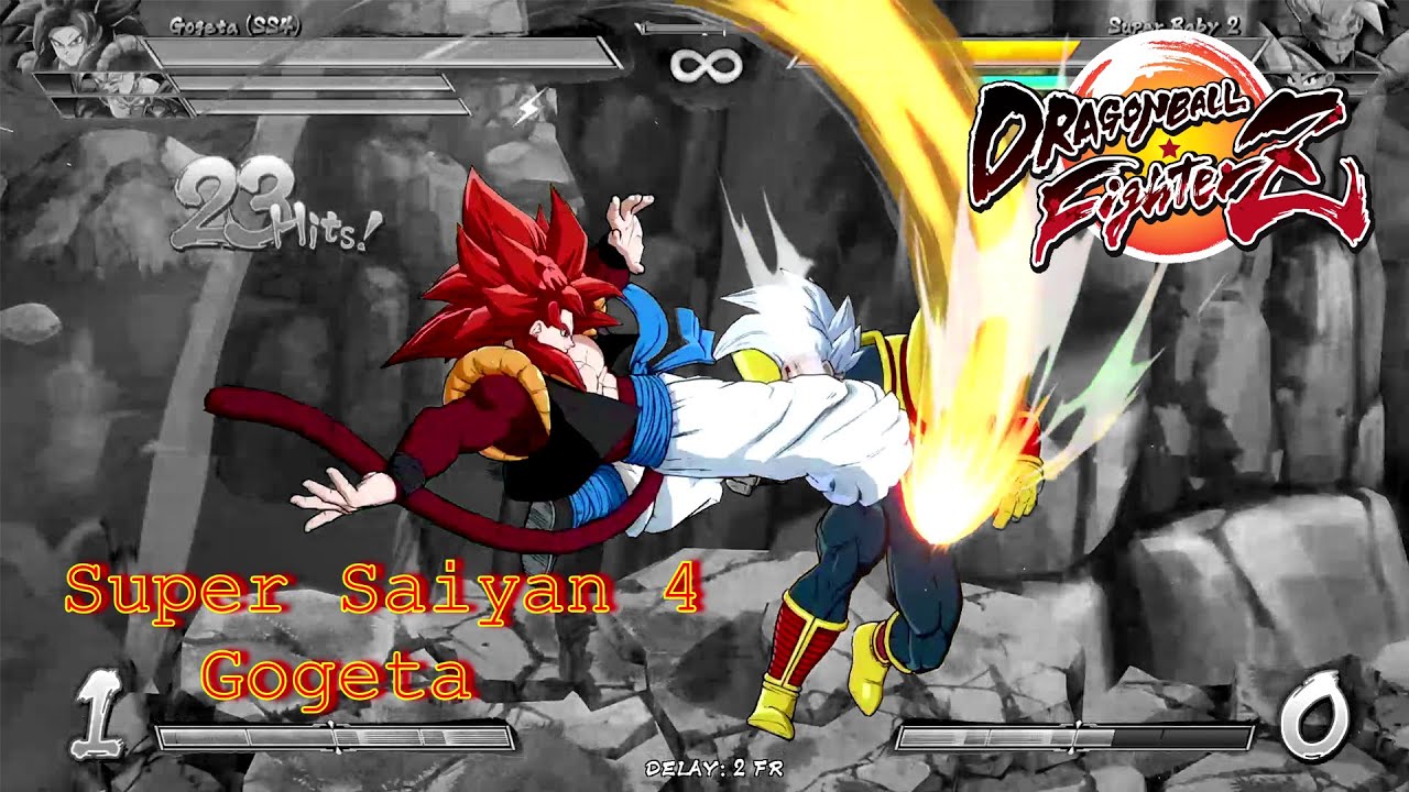 DBFZ Super Saiyan 4 Gogeta Combo Video #1