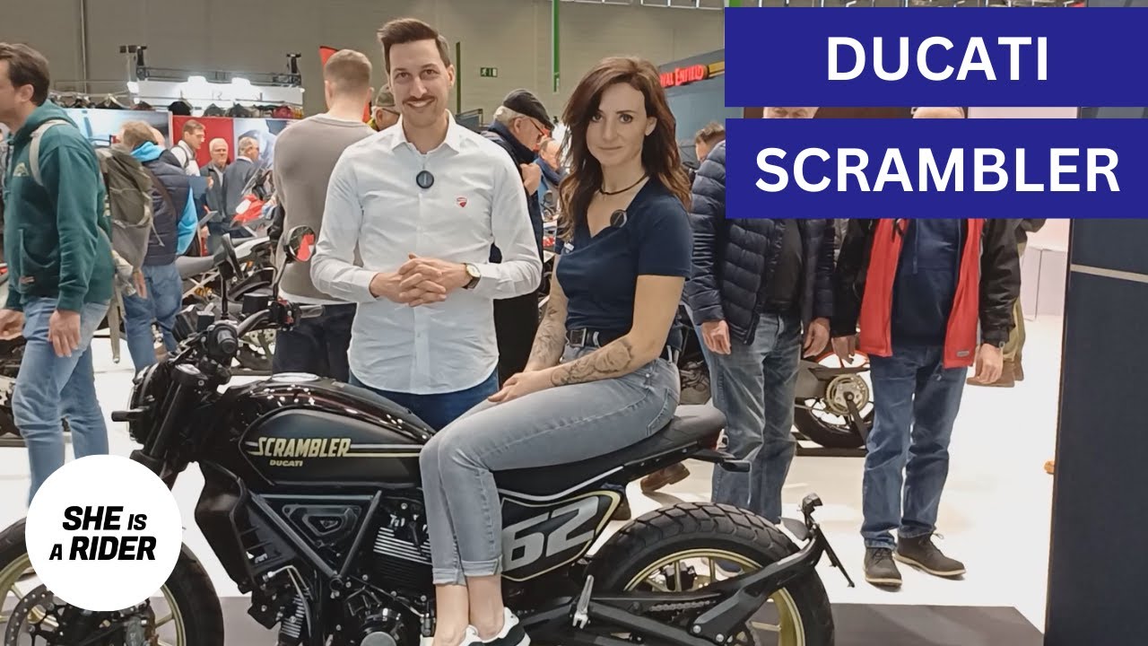 Ducati Scrambler Icon Dark und Full Trottle auf der Intermot 2024 - SHE is a RIDER