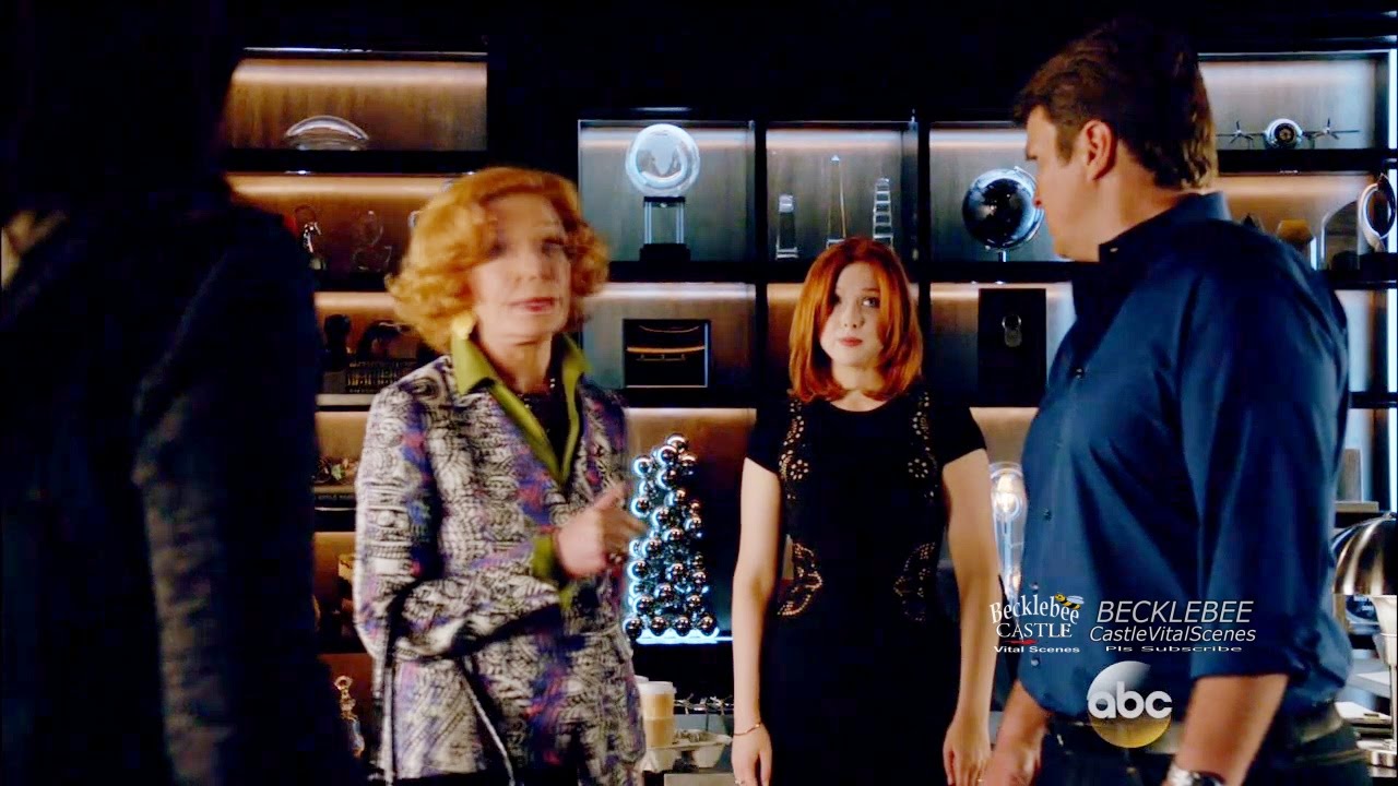 Castle 8x02 “XX” Martha Castle Alexis & Hayley  Scene   Season 8 Episode 2