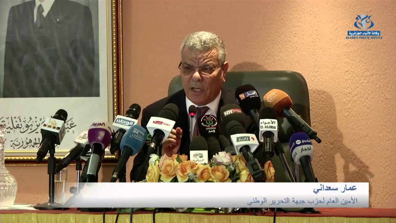 عمار سعداني يدعو لتشكيل جبهة وطنية لدعم برنامج الرئيس بوتفليقة