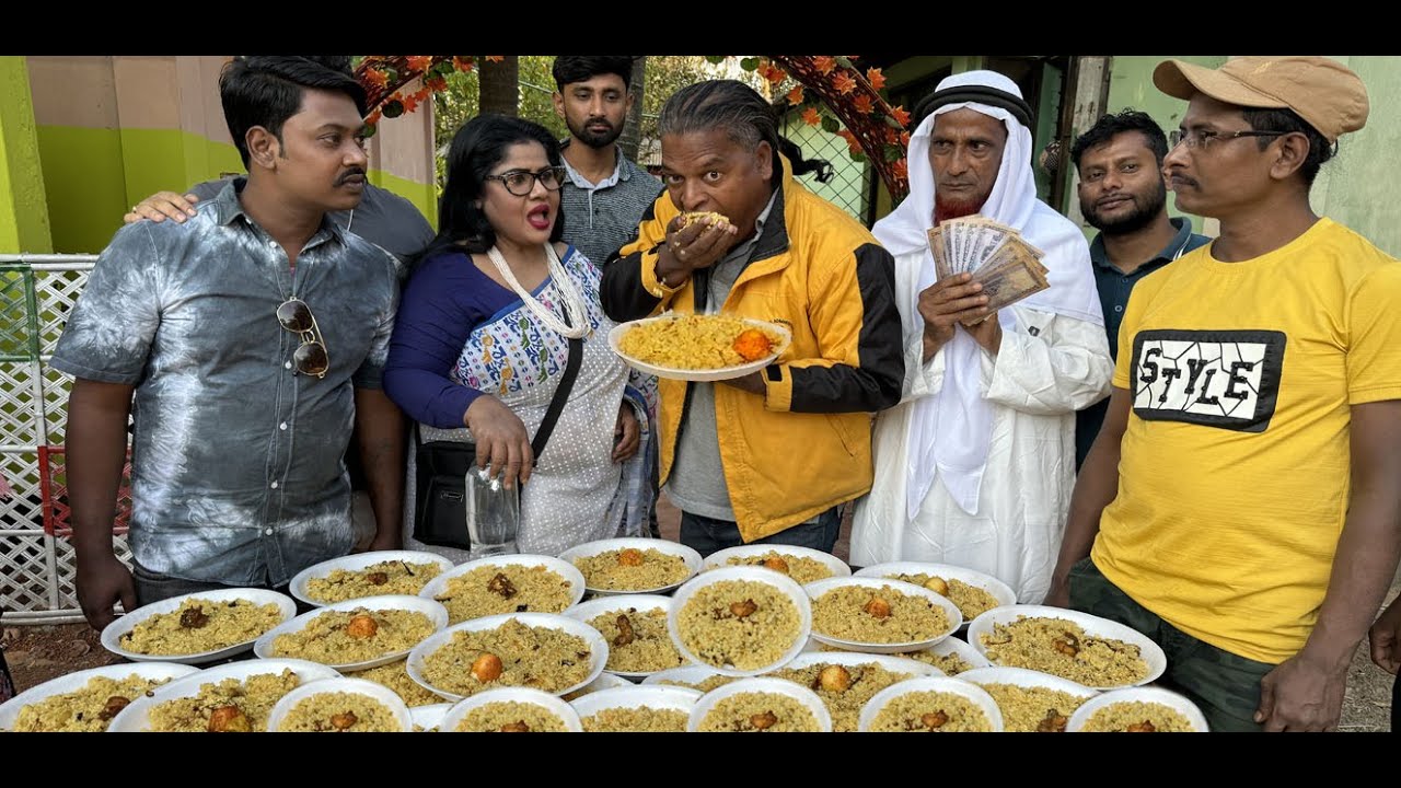 ৩০ প্লেট তেহেরী খেয়ে দিল্লীর সুফি সাপকে হারিয়ে এবার বিশ্ব রেকর্ড গড়লেন বাংলাদেশের যুবক জহির খাদক