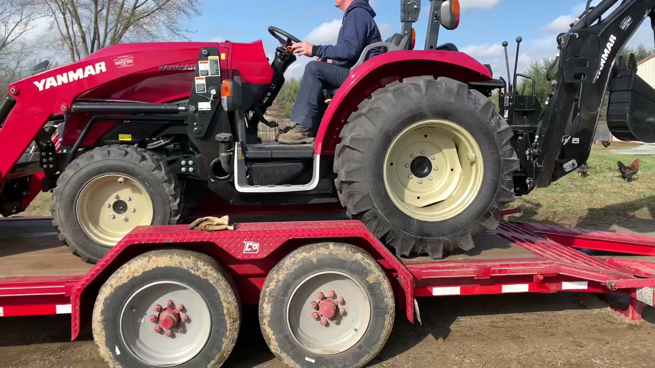 We bought the Yanmar 359 Tractor