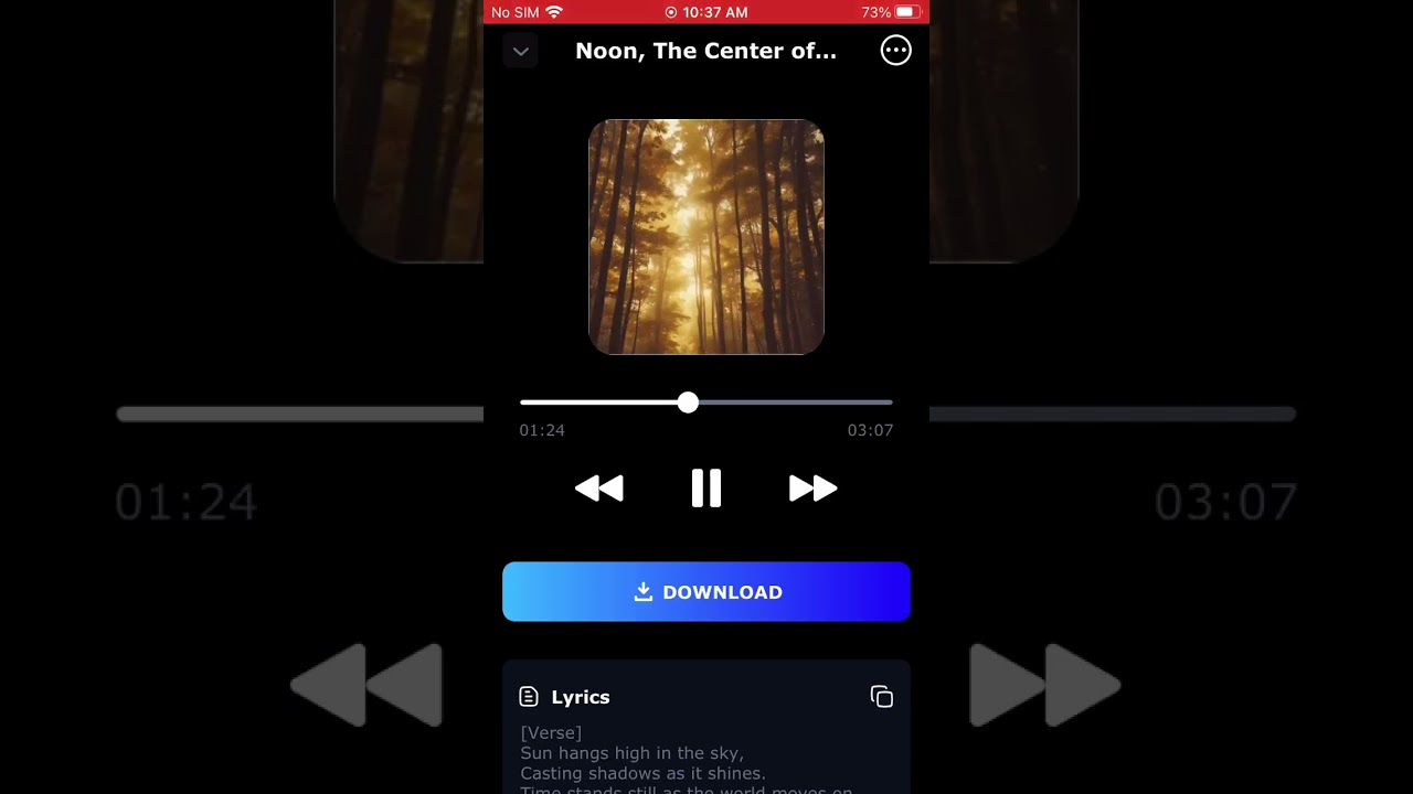 Noon, The Center Of Time (AI Song)