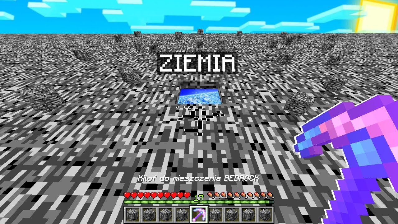 ZDOBYŁEM KILOF DO NISZCZENIA BEDROCK by WRÓCIĆ na ZIEMIĘ w MINECRAFT!