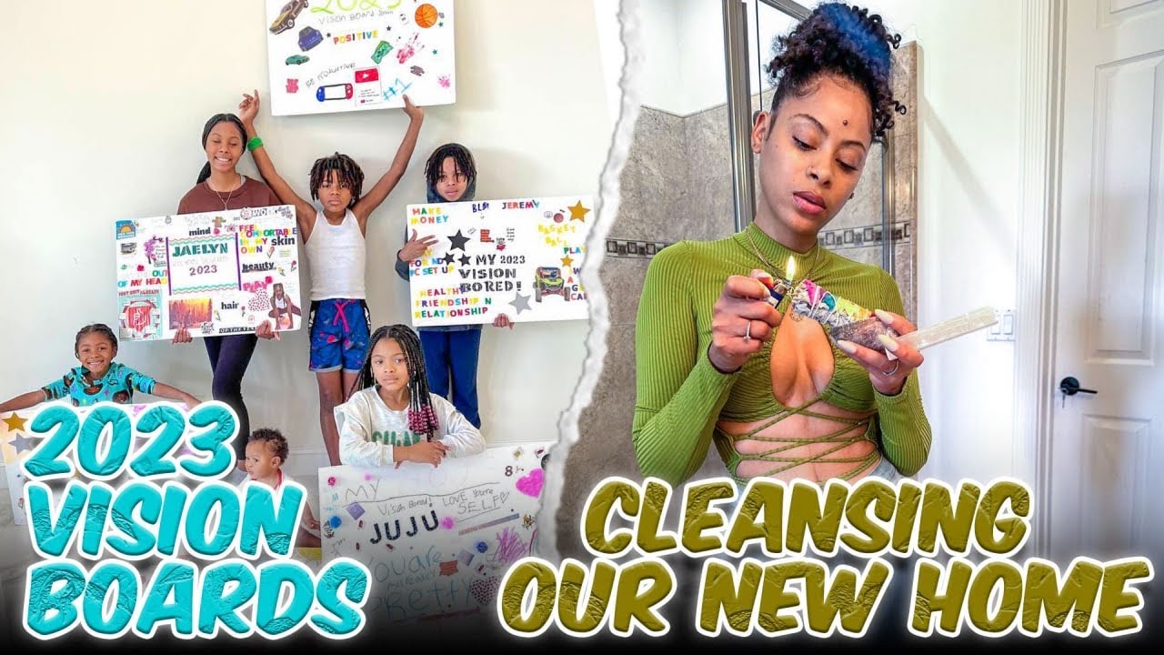 Cleansing Our New Home W/ Sage: Vision Boards 🙏🏾