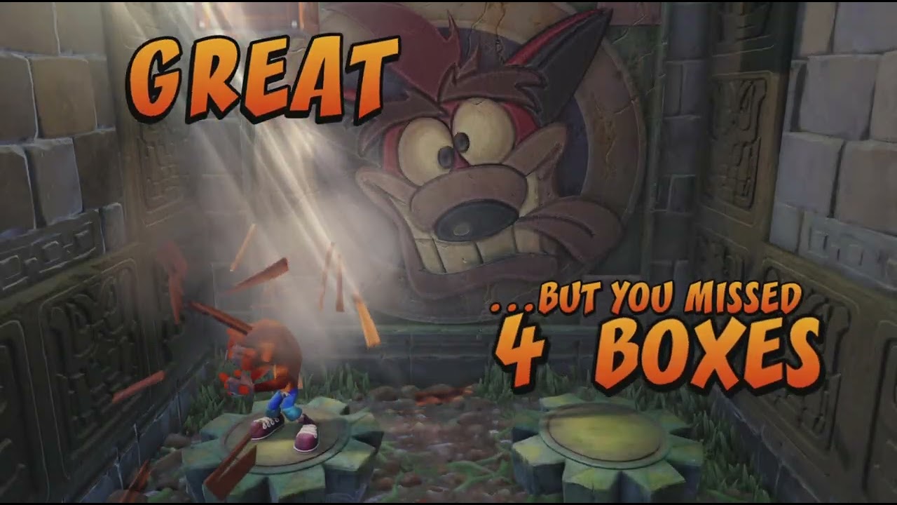 Vlasy trhajúci výstup Crash Bandicoot N-Sane Trilogy