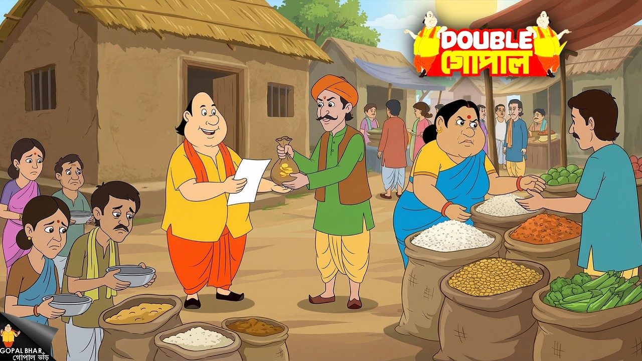 বন্যার সময়ও মাছের ভোজ! গোপাল ভাড়ের আশ্চর্যজনক কীর্তি | Gopal Bhar | গোপাল ভর | New Episode