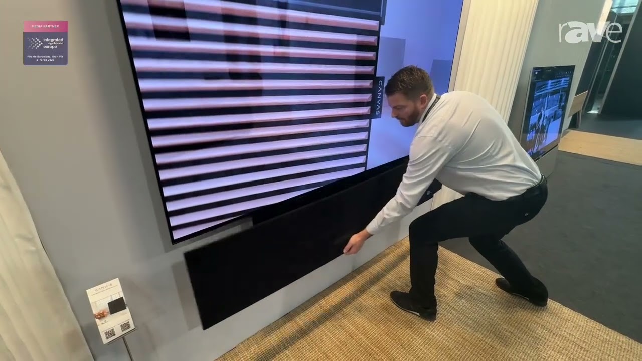 ISE 2026: CANVAS HiFi Exhibits Canvas Series HiFi Soundbar Speaker