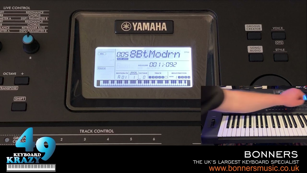 Yamaha PSR-EW425 Keyboard - 290 Accompaniment Styles Part 1/5