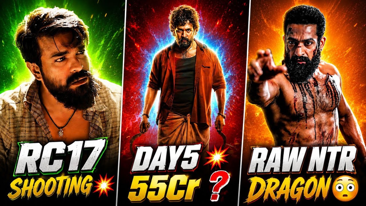 LENIN DAY 5 Collections❓| Ram Charan RC17 Update💥| Dragon Shooting❤️| POML