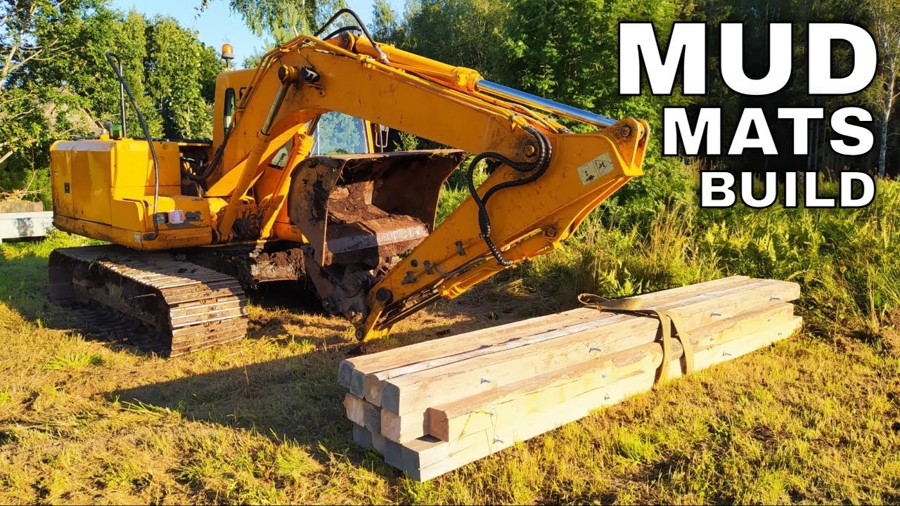 Building Mud Mats for Excavator