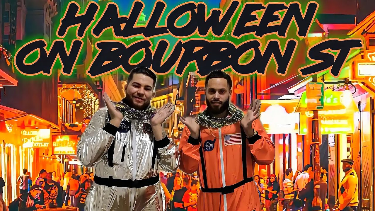 Halloween In New Orleans | Bourbon St Gets Wild ! 🇺🇸