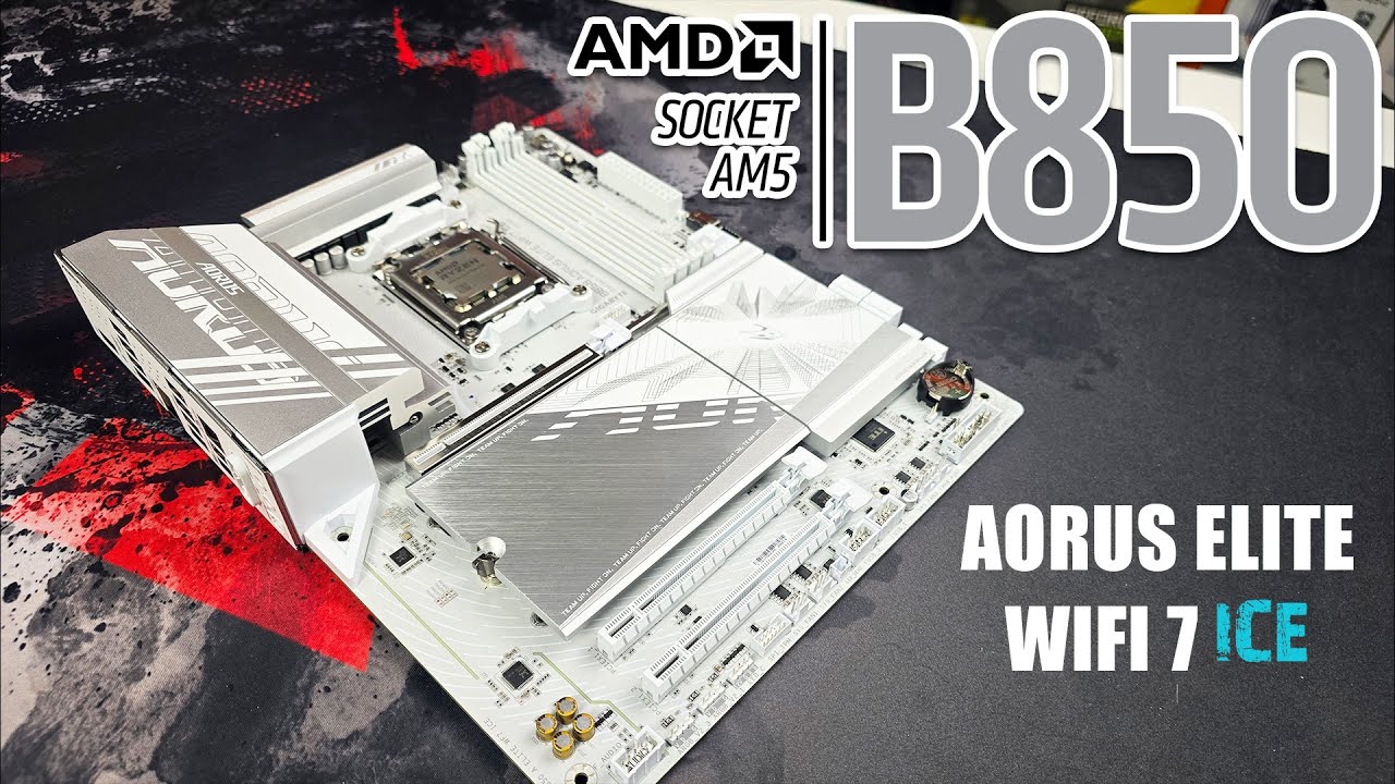 B850 Aorus Elite WIFI7 ICE - Piękna i biała, nowa i szykowna. Recenzja