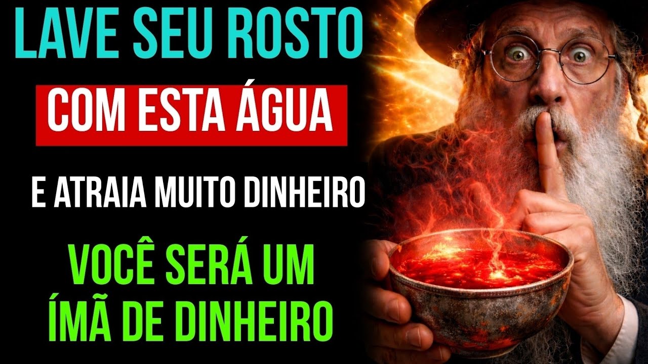 Lave seu rosto com ESTA água e atraia abundância infinita em 2026 – Sabedoria Judaica