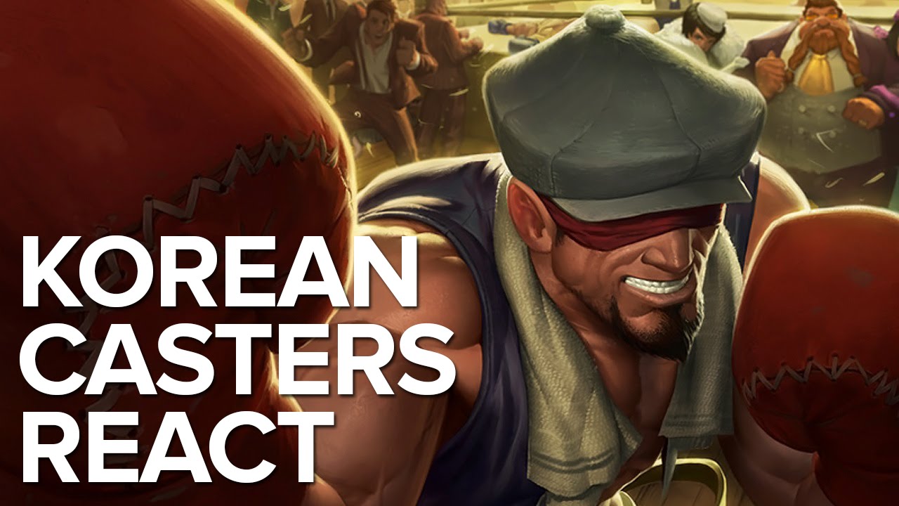 Korean Casters React to Knockout Lee Sin (Eng Sub) - League of Legends