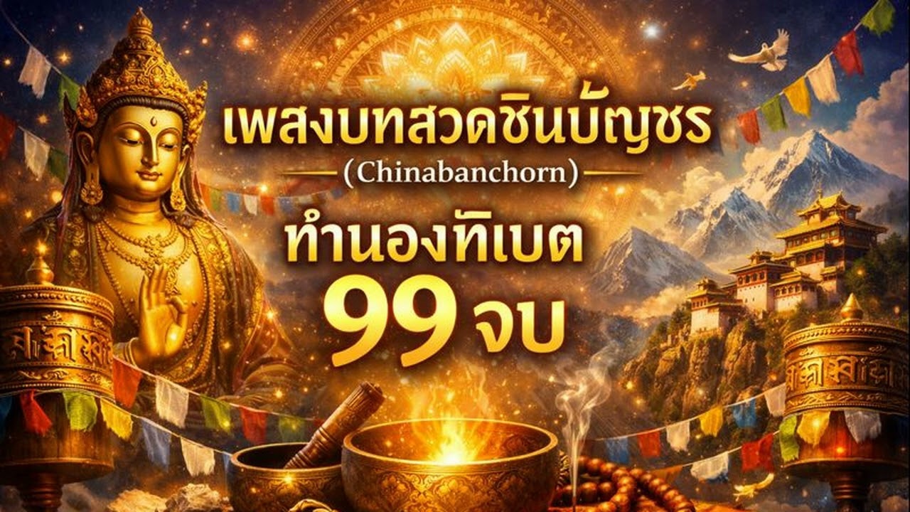 บทสวดชินบัญชร 99 จบ (ทำนองทิเบต) ปัดเป่าโรคภัย ชนะมาร ชีวิตรุ่งเรือง #สวดมนต์